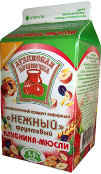 Кефир клубника